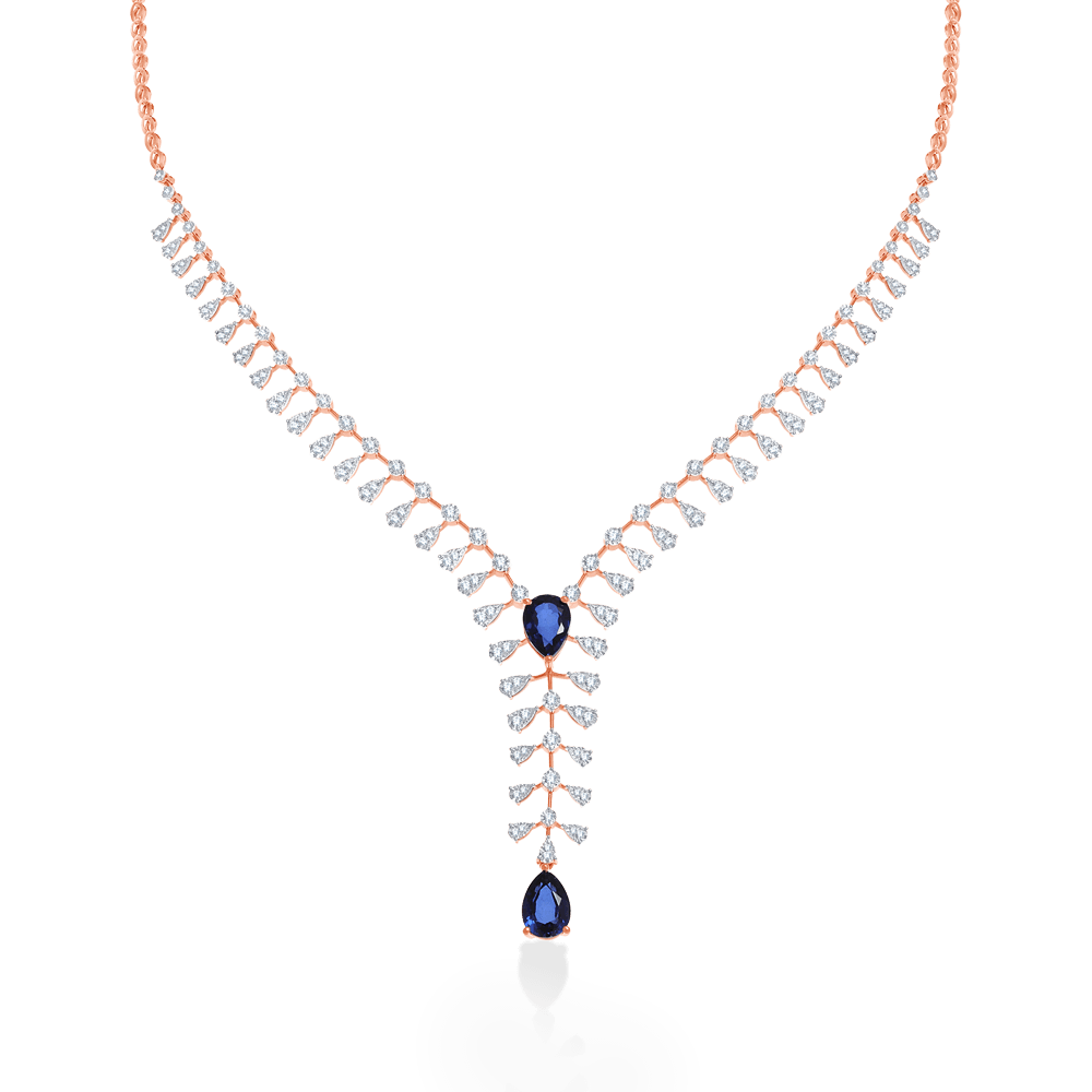 The Blue Sapphire  Necklace